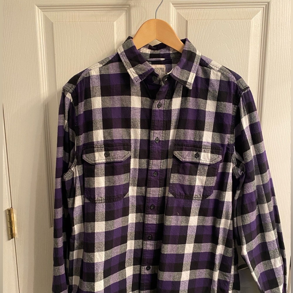 Purple & Black Men’s Flannel